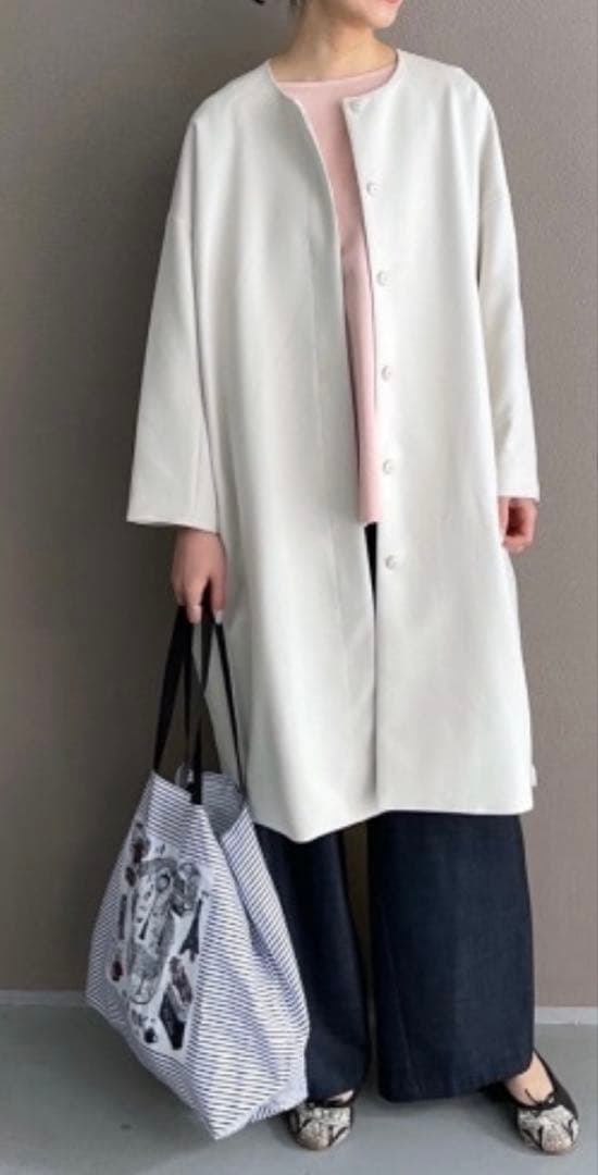 ビアズリー　ダブルクロスマルコート　ノーカラー定価35200円