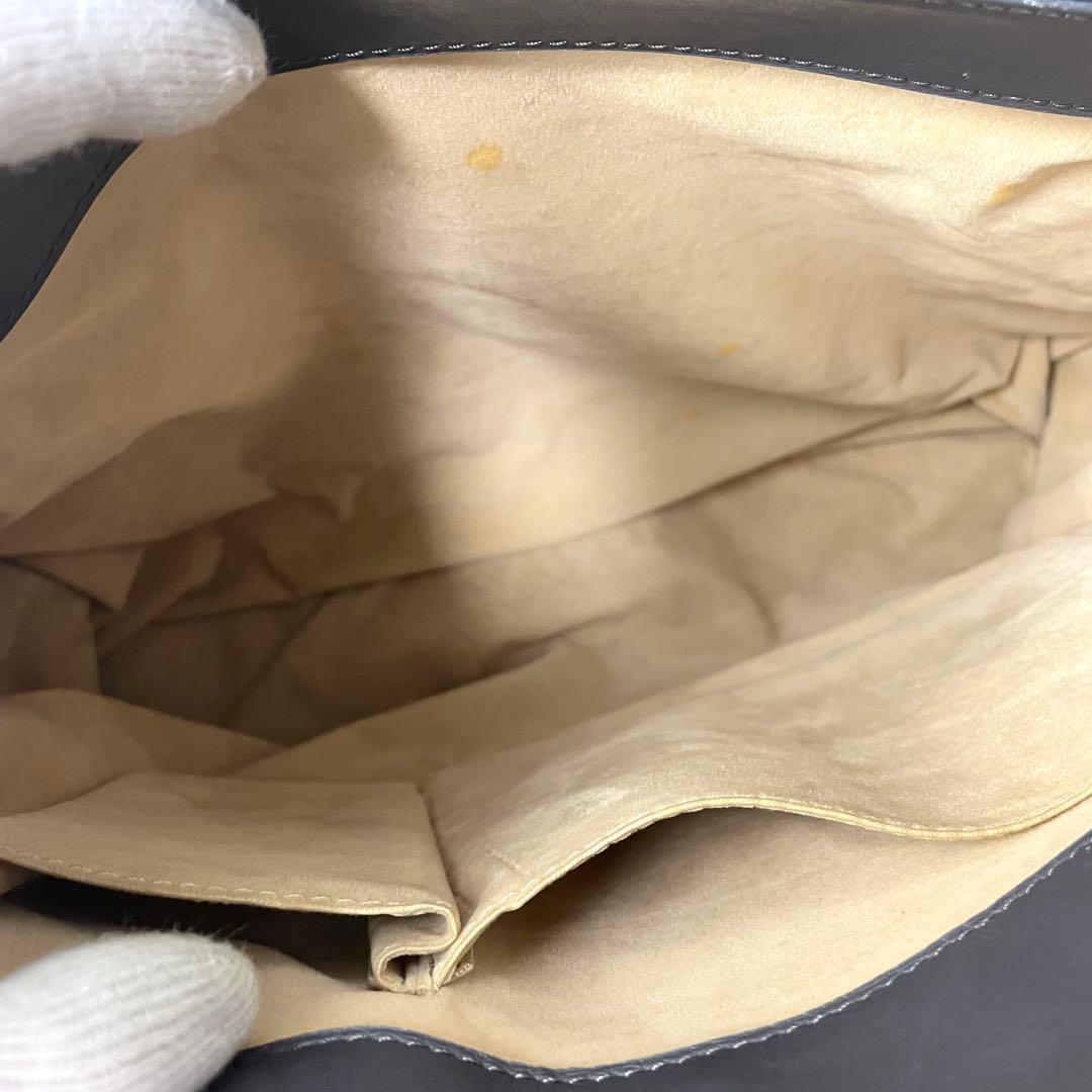 極希少 JRAクロコダイル マット トートバッグ センター取り グレー