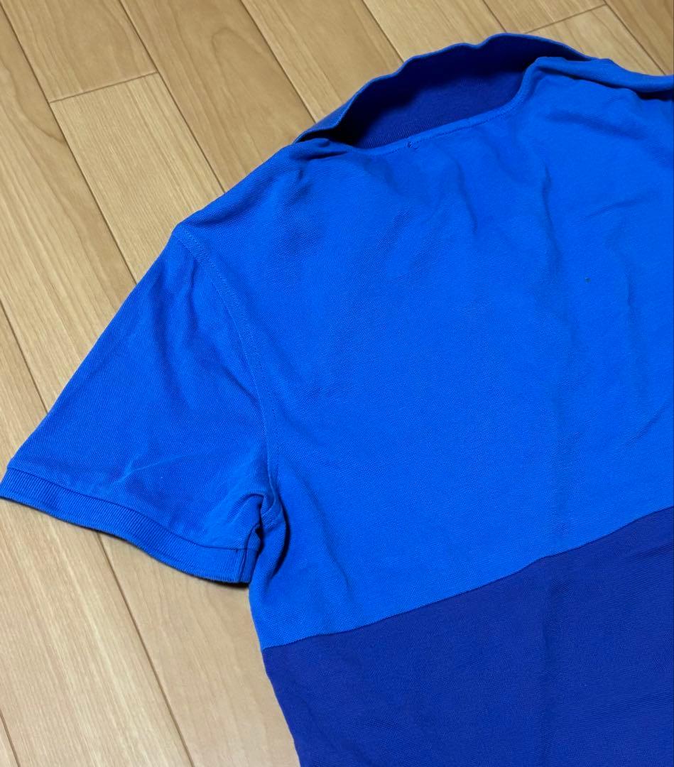 美品【MONCLER】ポロシャツ S 青/紫