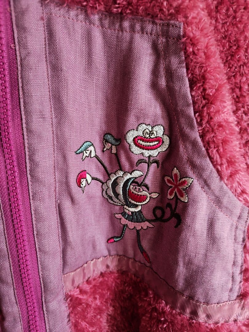 新品❣️アルベロベロ/ フード付きピンクロングコート M