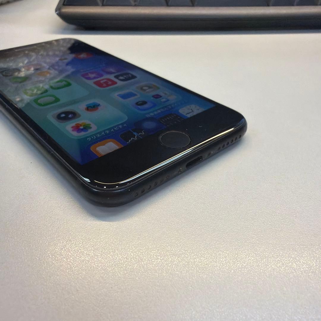 訳あり iPhone SE3 64GB ミッドナイト 83% ホームボタンNG