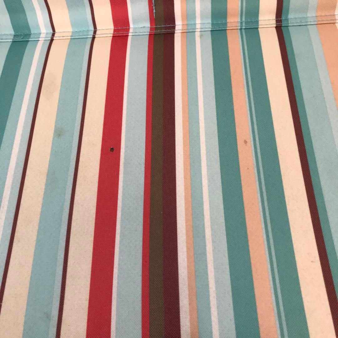 ロゴス　二人掛け　ストライプ　チェア