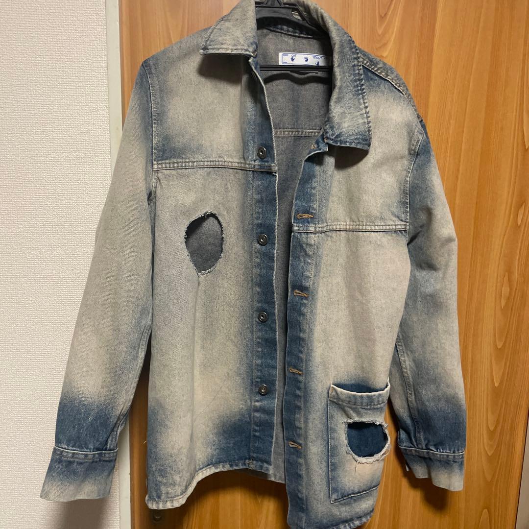 Off-White ダメージデニムジャケット