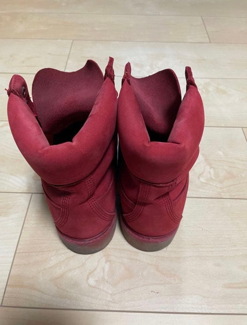 Timberlandブーツ 赤 レッド