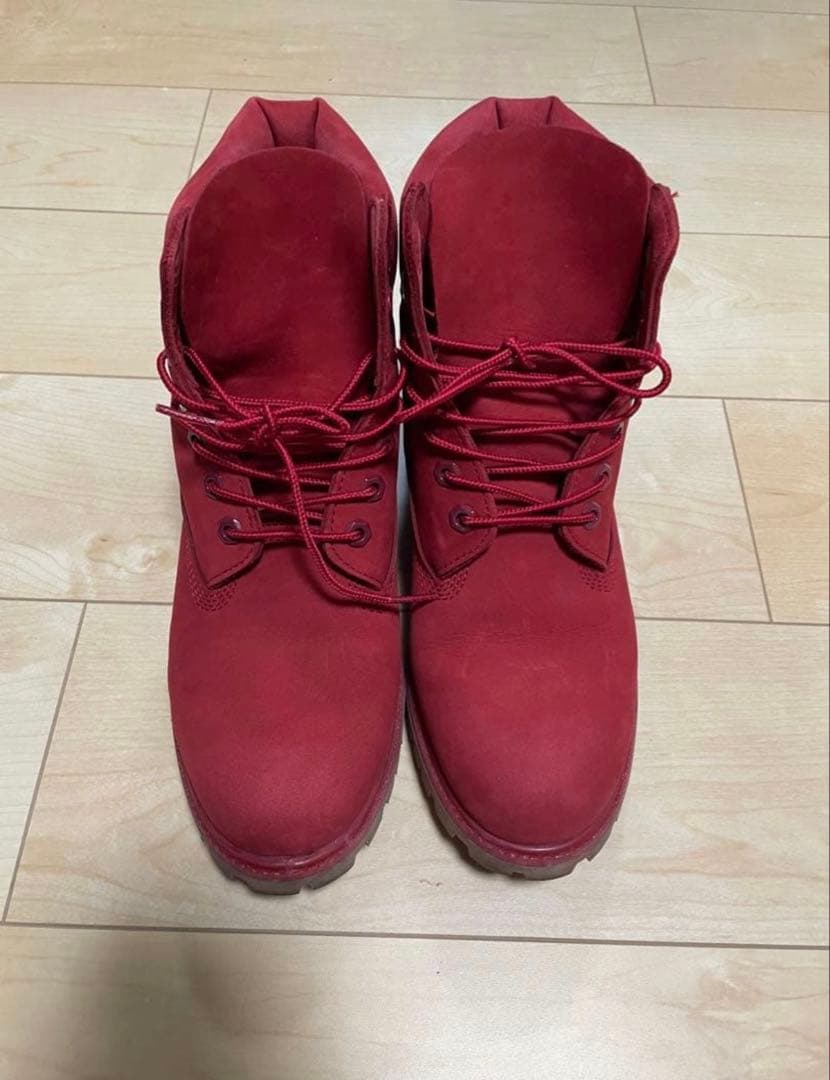 Timberlandブーツ 赤 レッド