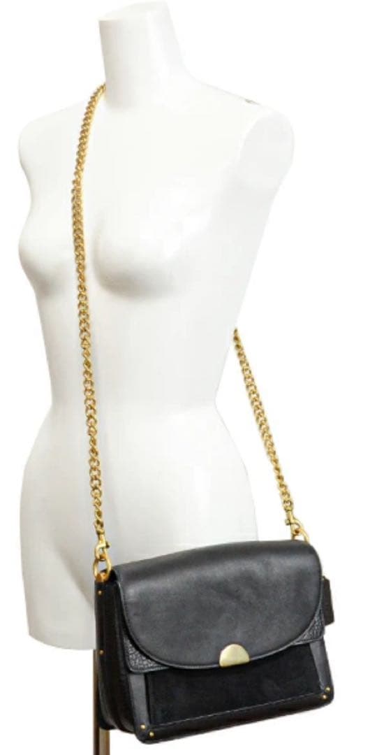 COACHドリーマーショルダーバッグ2wayチェーン ダブルフラップ/アメリカ