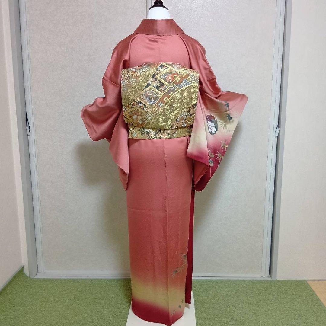 やまと謹製　袷　正絹　友禅　訪問着　フルセット　状態良好　卒業式　入学式　七五三