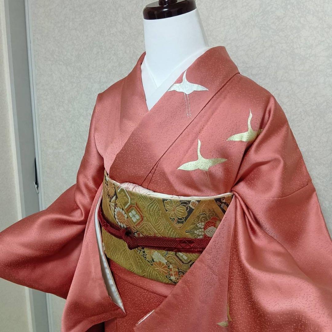 やまと謹製　袷　正絹　友禅　訪問着　フルセット　状態良好　卒業式　入学式　七五三