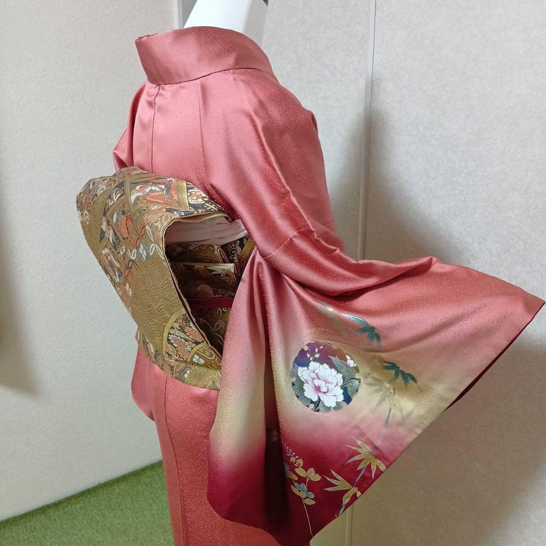 やまと謹製　袷　正絹　友禅　訪問着　フルセット　状態良好　卒業式　入学式　七五三