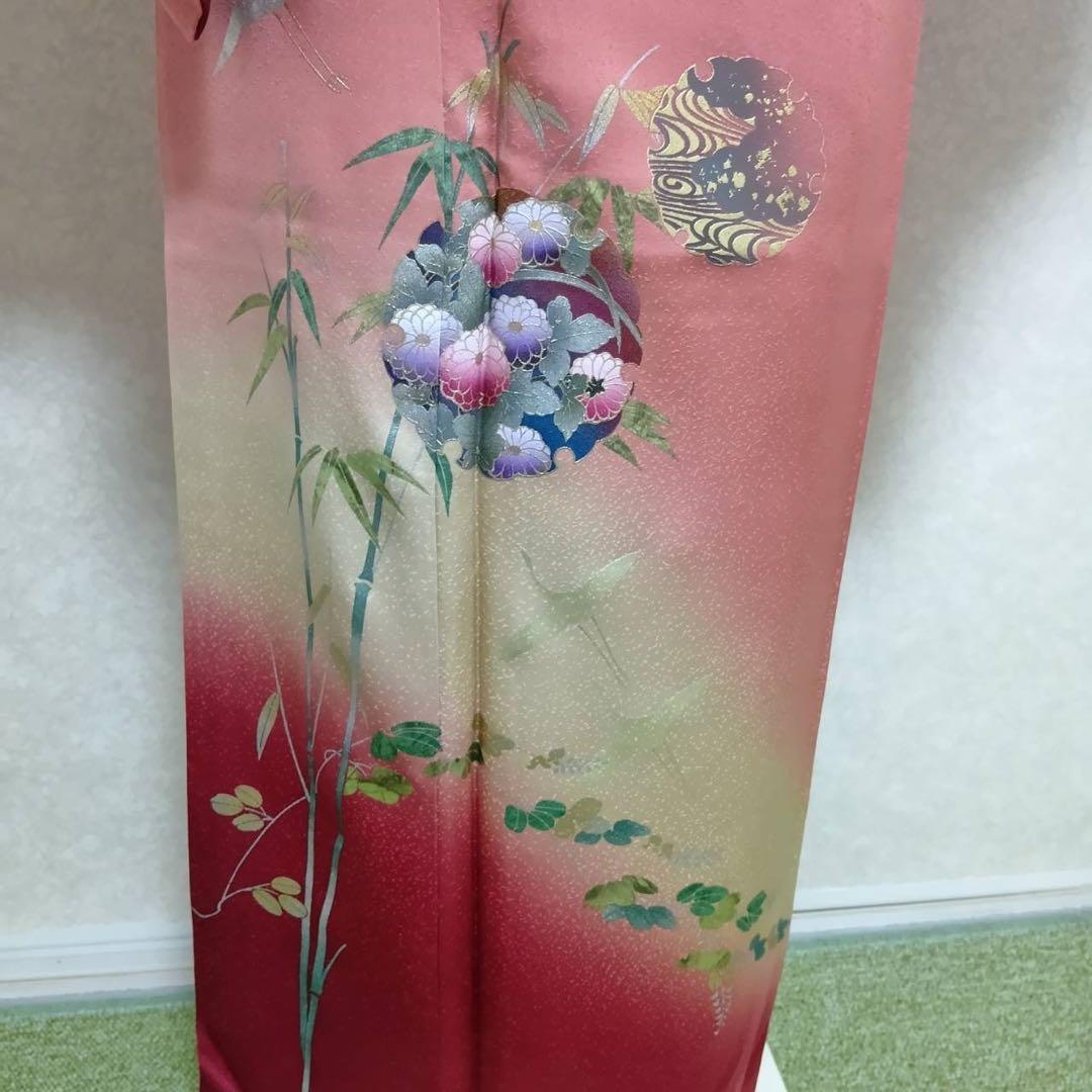 やまと謹製　袷　正絹　友禅　訪問着　フルセット　状態良好　卒業式　入学式　七五三