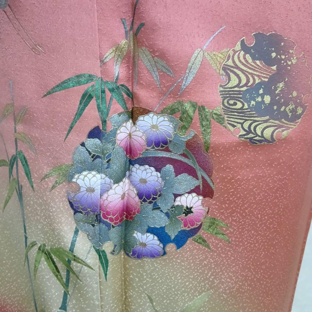 やまと謹製　袷　正絹　友禅　訪問着　フルセット　状態良好　卒業式　入学式　七五三