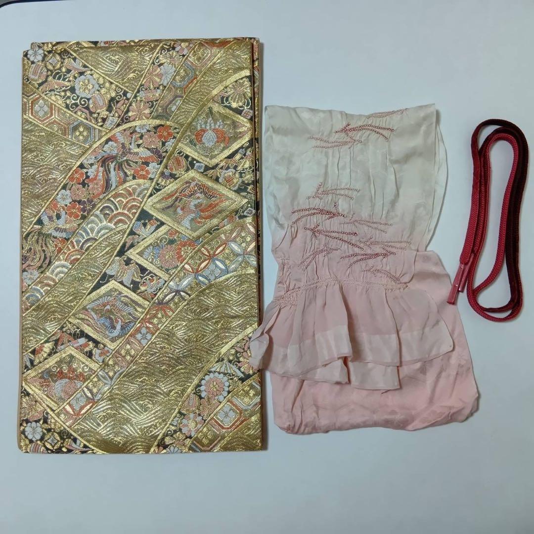 やまと謹製　袷　正絹　友禅　訪問着　フルセット　状態良好　卒業式　入学式　七五三