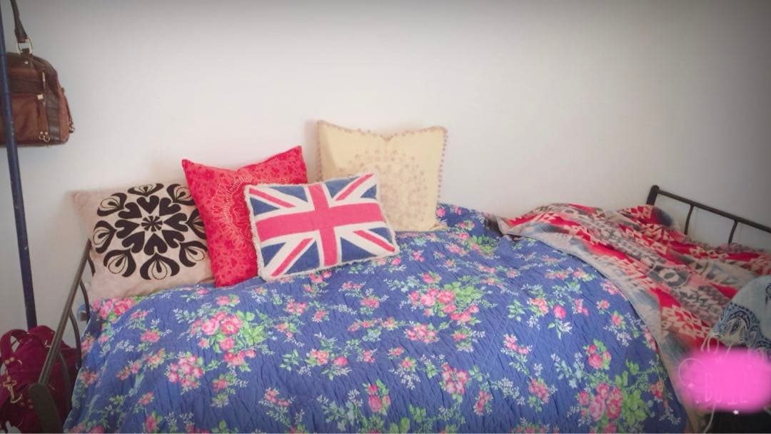 【ねこ】unico アイアンベッドフレーム　シングルサイズ　Romanee