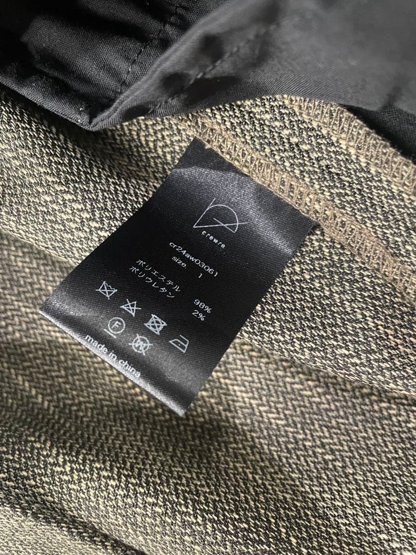 『完売品』crewreツイーディヘリンボンジャケットサイズ1