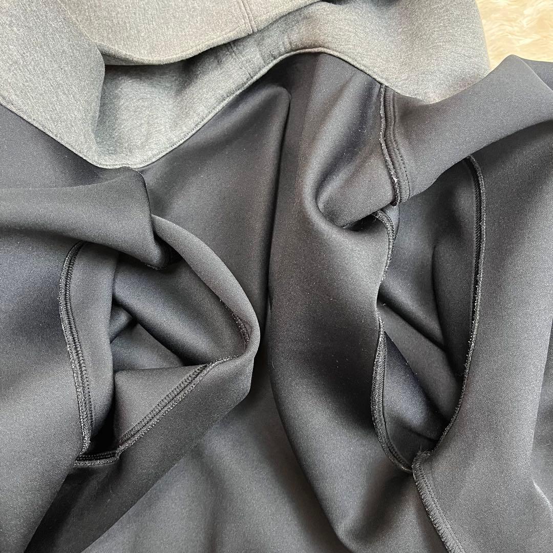 【美品】デイジーリン　DAISY LIN パーカー　ボンディング風　グレー　40