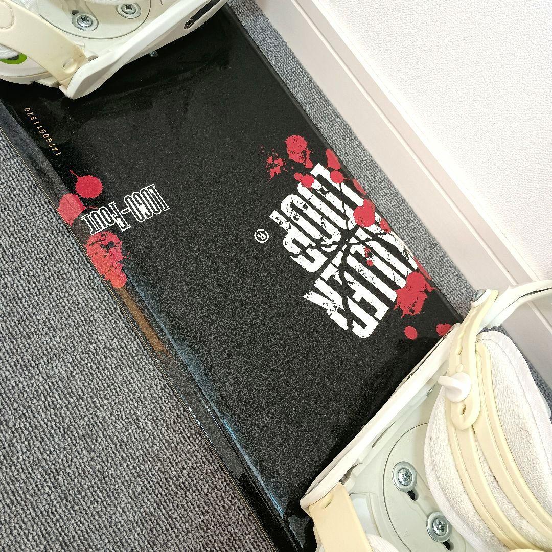 初心者向け スノーボードセット 147cm カバー付き KILLER LOOP