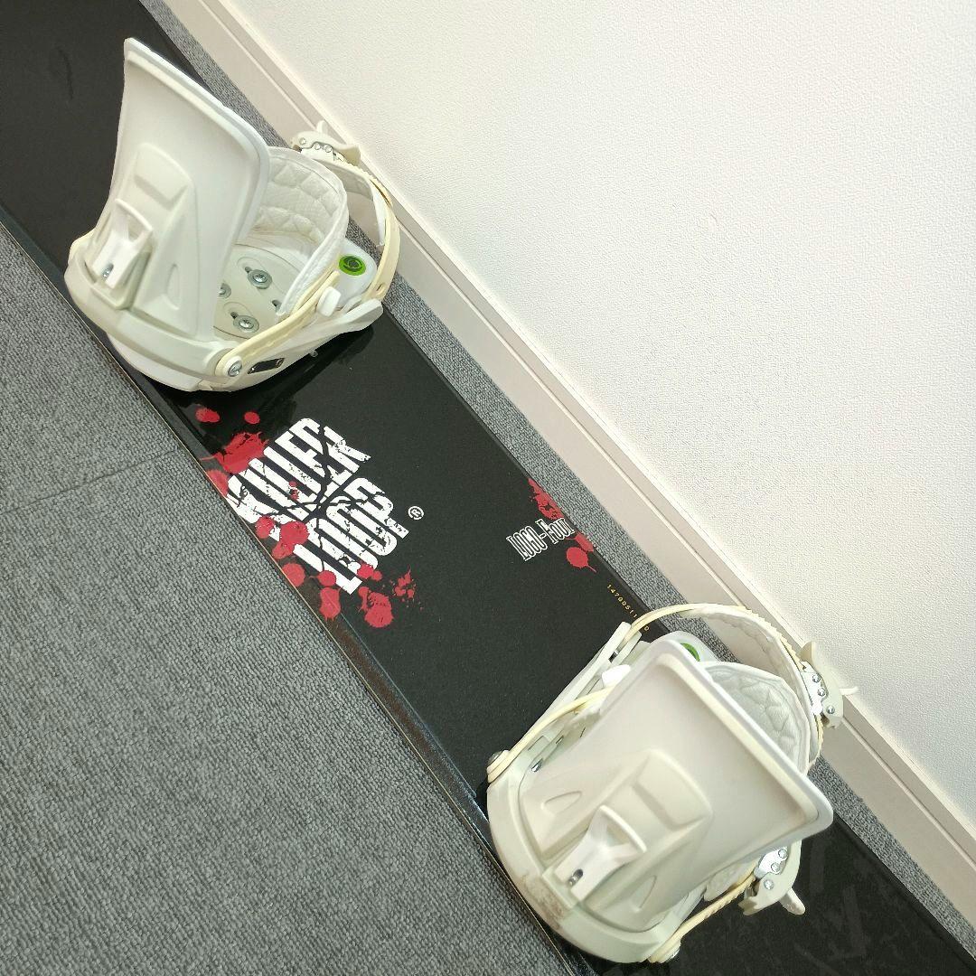 初心者向け スノーボードセット 147cm カバー付き KILLER LOOP