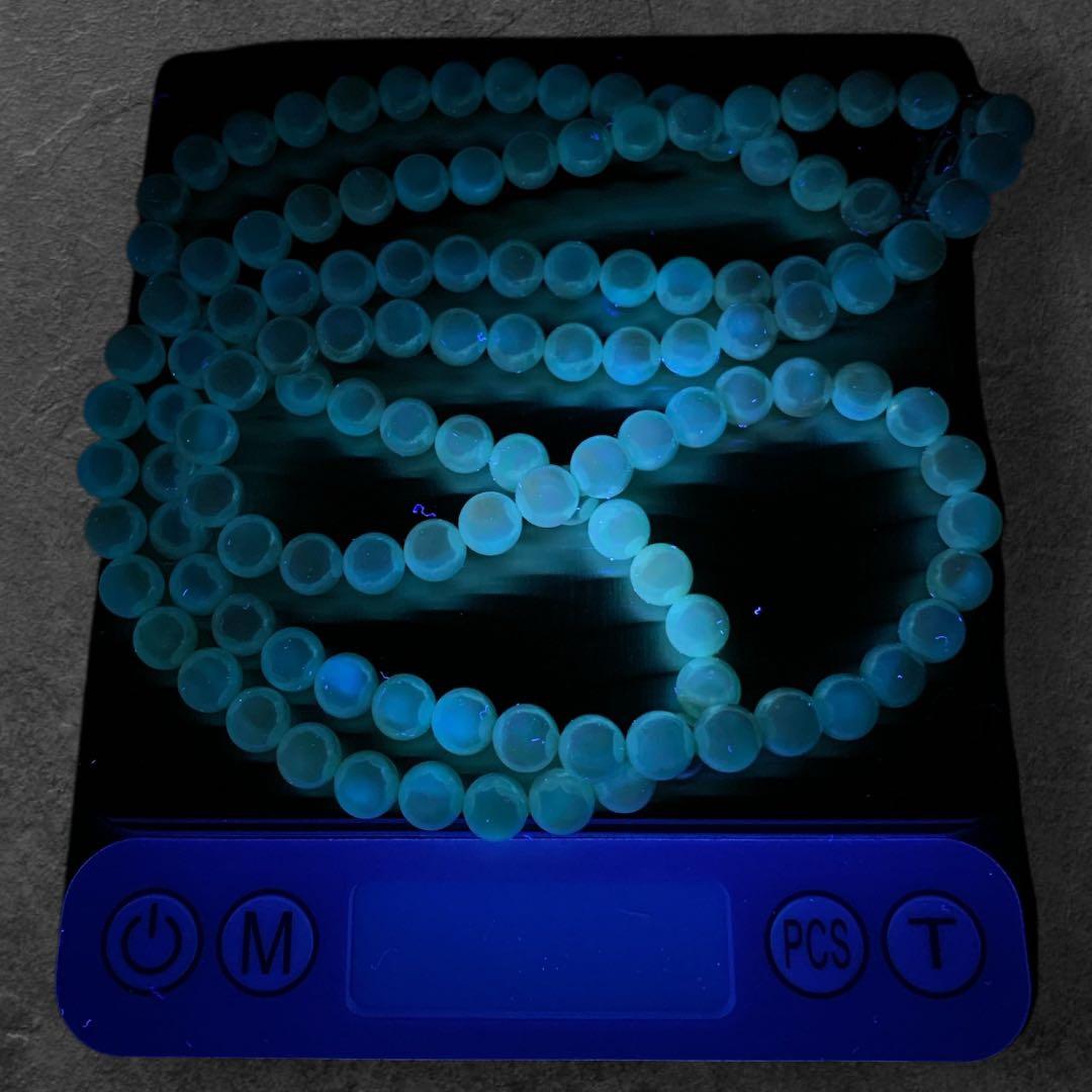 美品　テリ強　本真珠　ホワイトパール　2連ネックレス　SILVER刻印