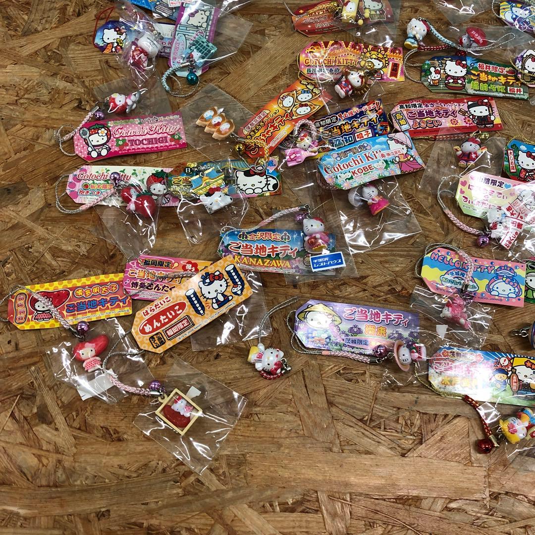 M4499 ハローキティ ご当地限定根付ストラップ まとめ売り（140個以上）