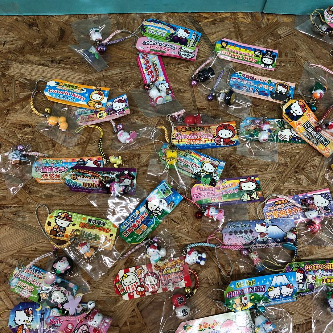 M4499 ハローキティ ご当地限定根付ストラップ まとめ売り（140個以上）