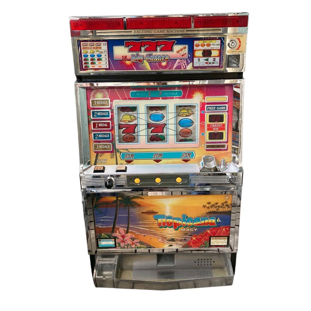 あ*ん様 メーシー　トロピカーナ　Bタイプ 4号機　レトロ台　スロット実機　ジャ