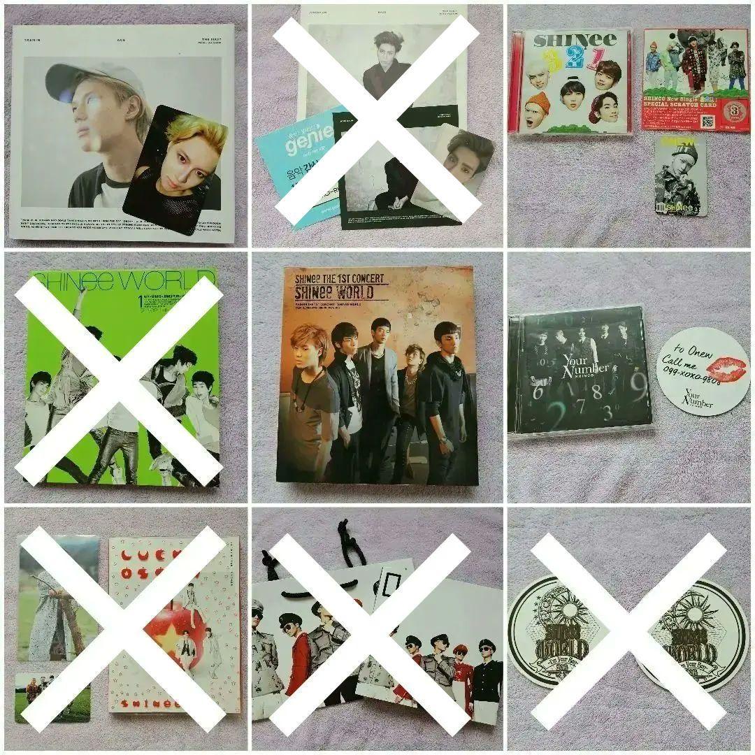 SHINee　CD　11点まとめ売り　トレカ付き