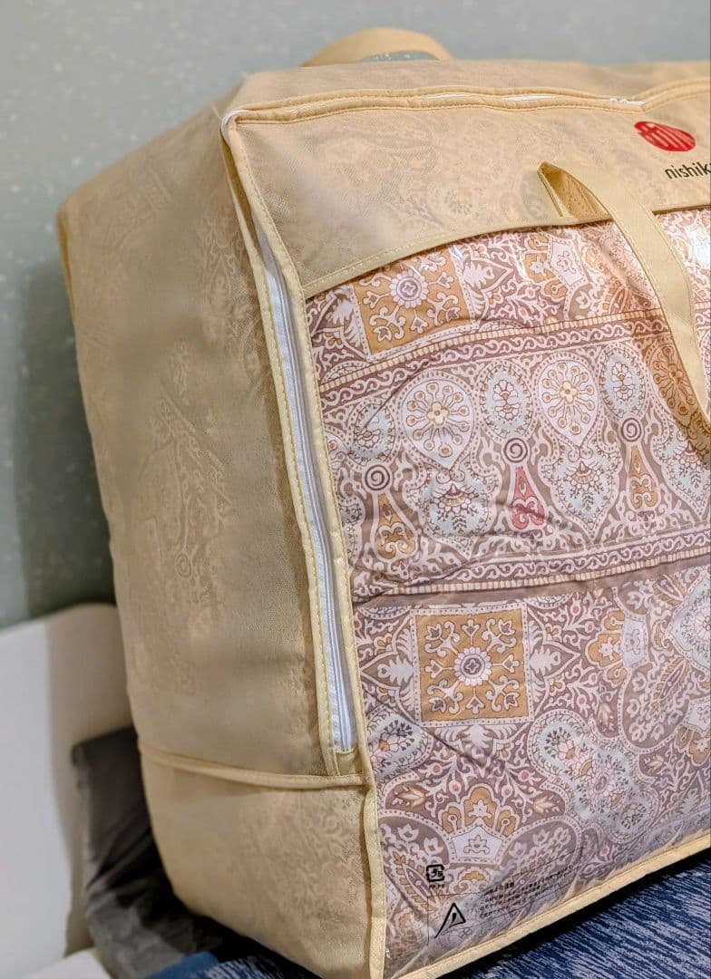 ホワイトダック　ダウン 85% 羽毛布団 ダブルロング　東京西川製 未使用品