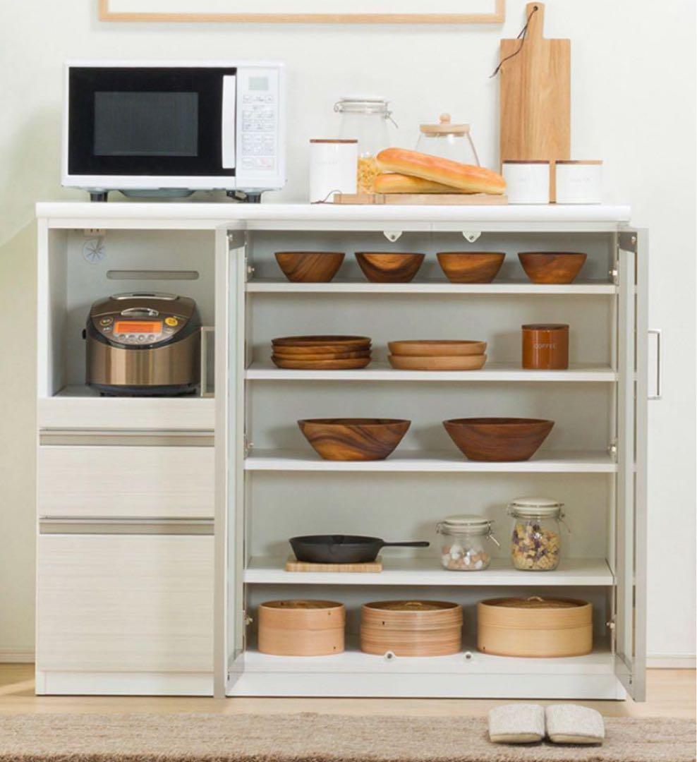 【ニトリ・廃盤】キッチンカウンター Nポスティア 120キッチン収納 家具