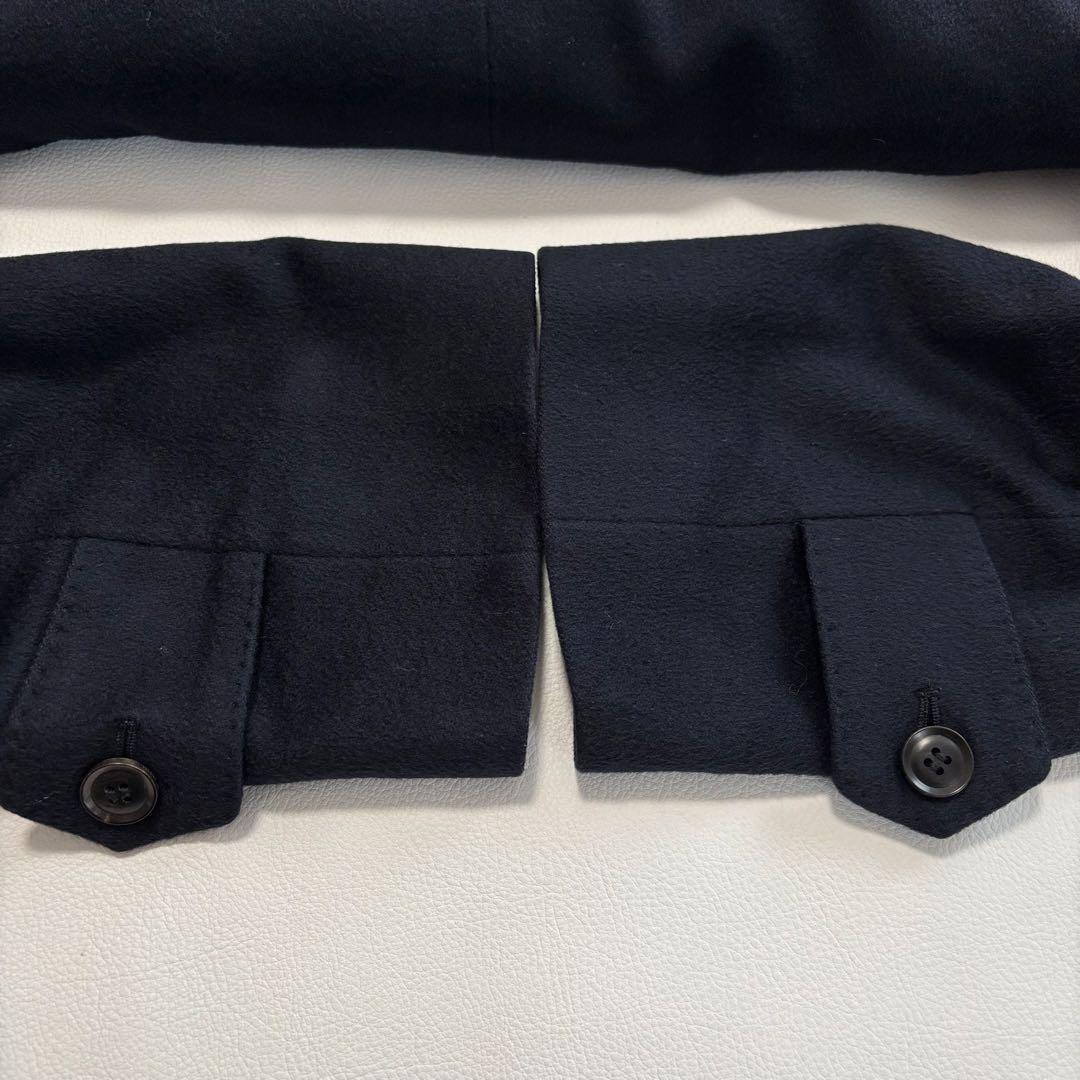 美品 野海 エルメネジルドゼニア カシミヤ100% チェスターコート M 紺色
