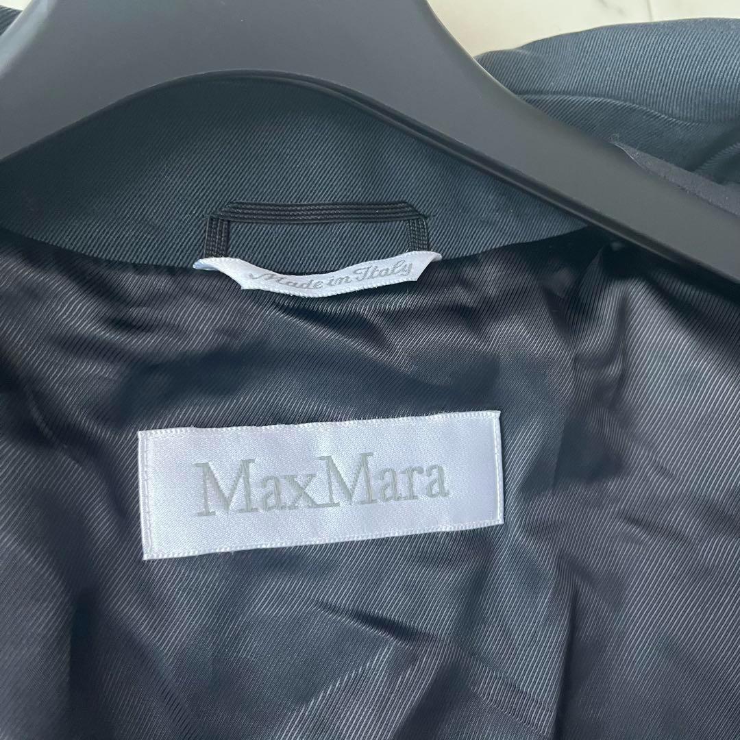 美品♡白タグ♡マックスマーラ スプリングコート ガウン ベルト とろみ 40