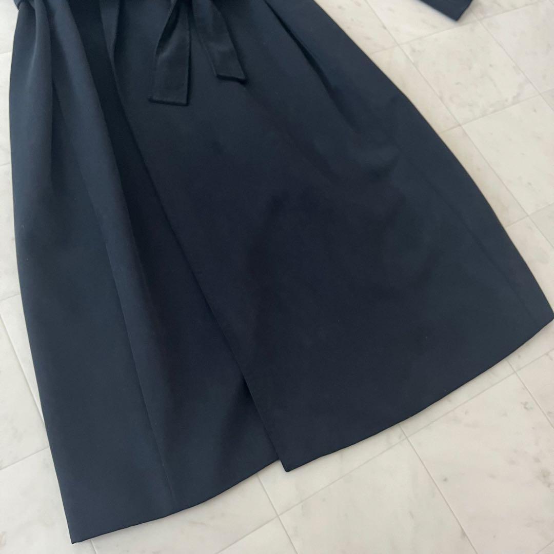 美品♡白タグ♡マックスマーラ スプリングコート ガウン ベルト とろみ 40