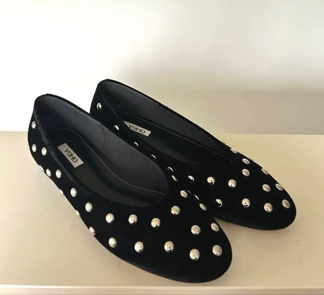 OHGAスタッズパンプス23センチ