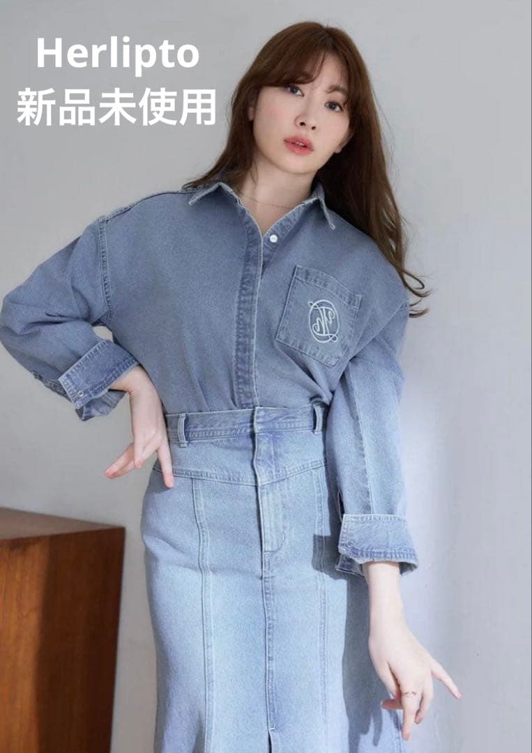 ジャケット・アウター Emblem Logo Denim Shirt