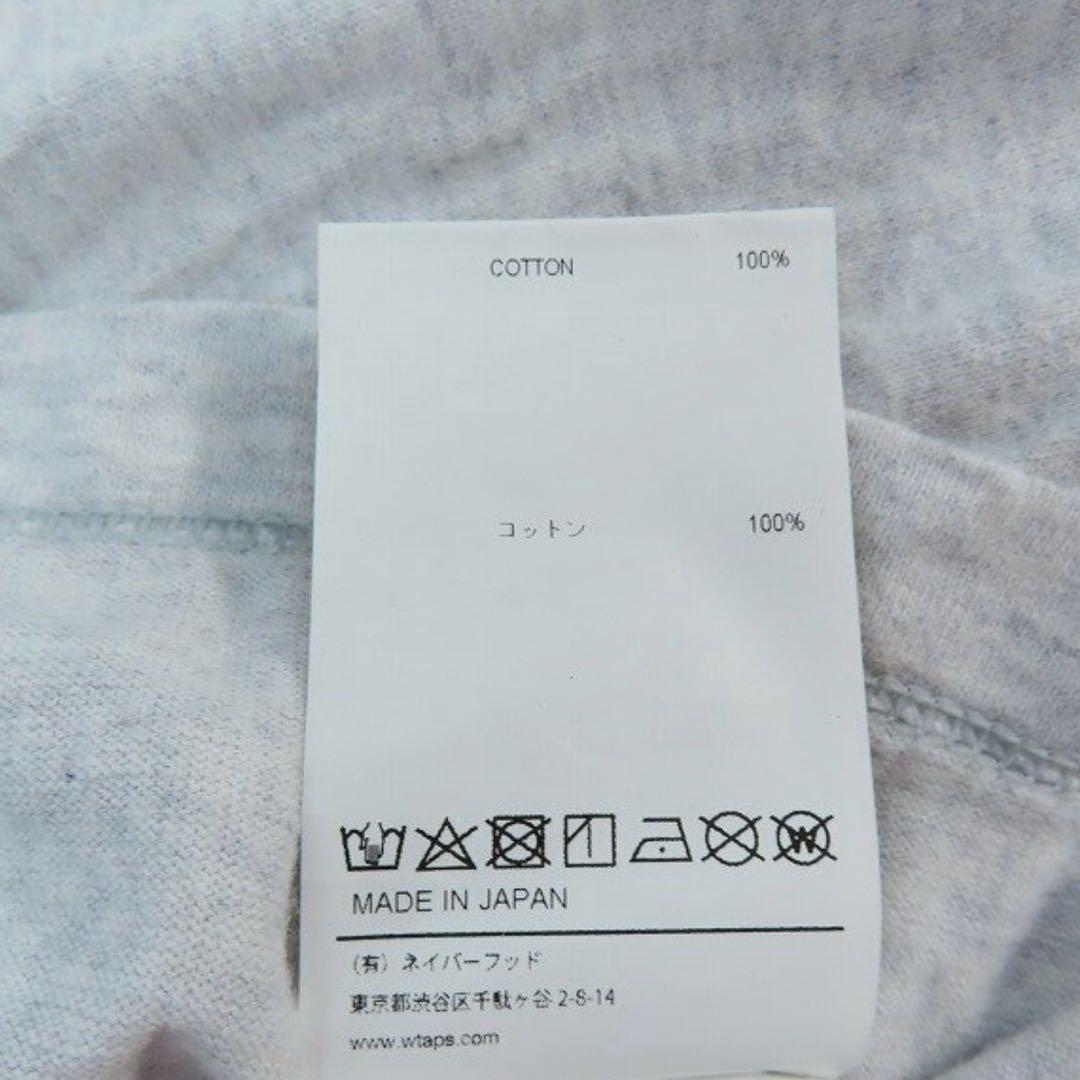 【美品】WTAPS ロンT 24AW IOCA 2 ライトグレー L