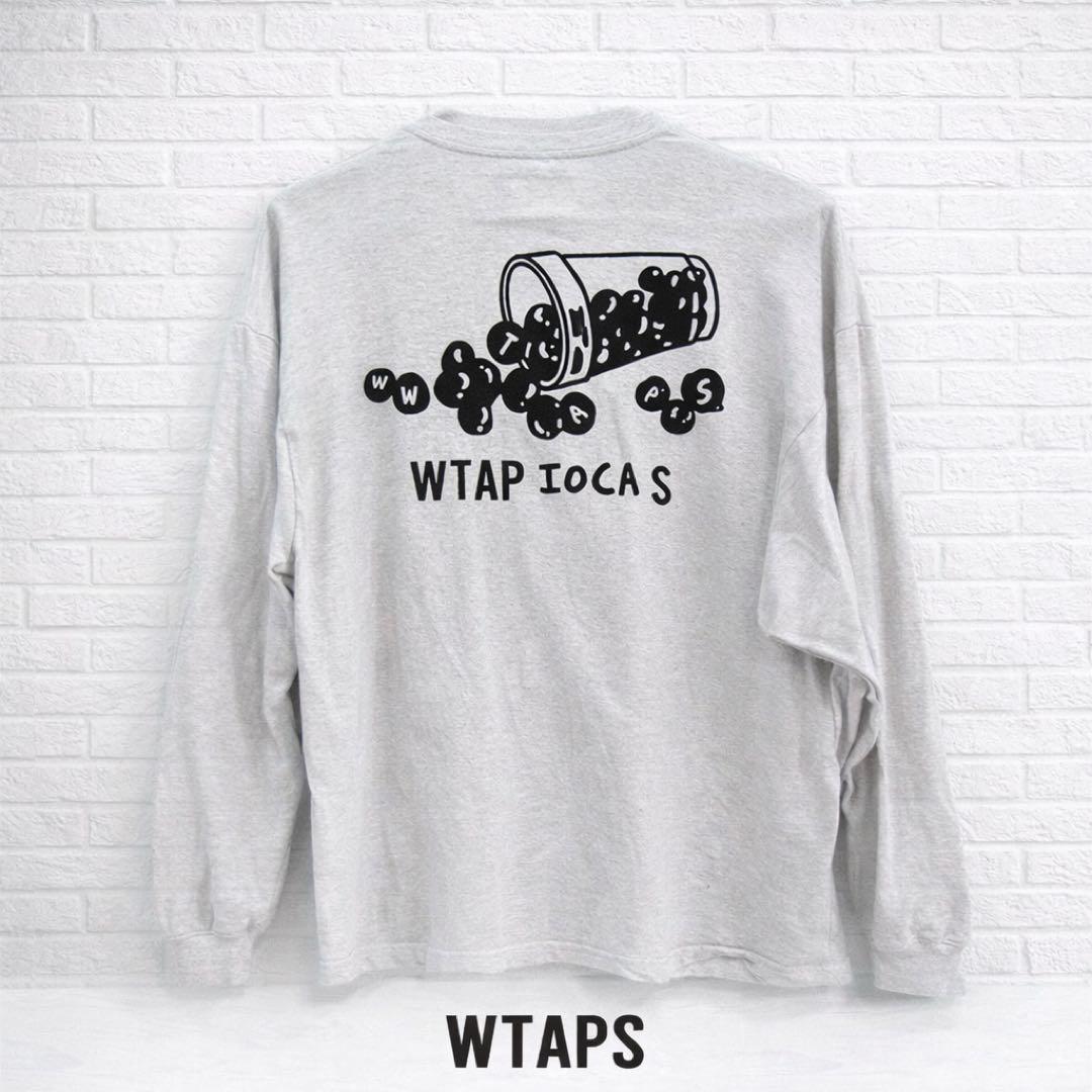 【美品】WTAPS ロンT 24AW IOCA 2 ライトグレー L