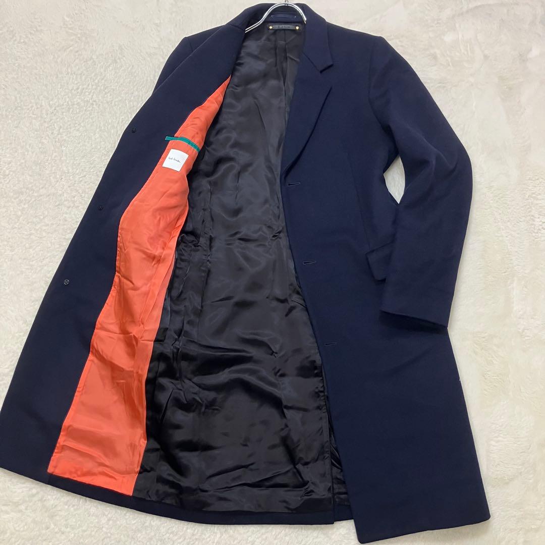 美品✨現行タグ ポールスミス Lサイズ ウール100% チェスターコート