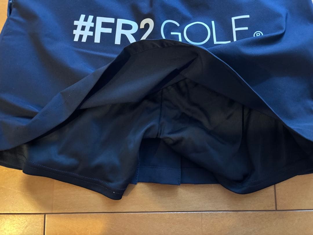 ♯FR2ゴルフ　ネイビーレディーススカート　Lサイズ