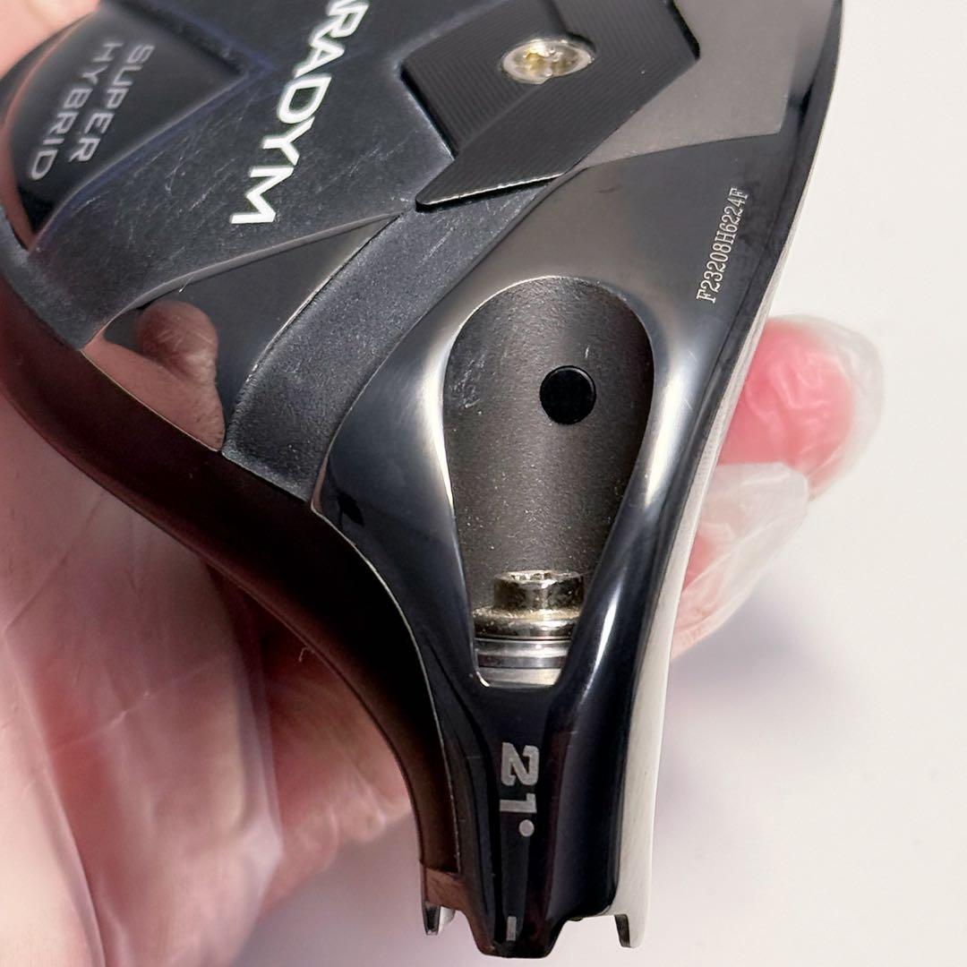 PARADYM スーパーハイブリッド UT21° キャロウェイヘッドとカバーのみ