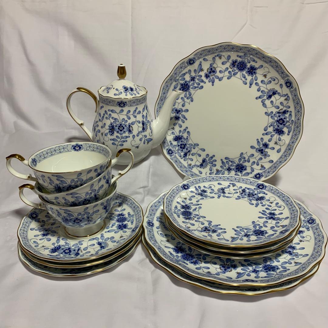 ナルミ ミラノ カップ&ソーサー ポット パンプレート ミートプレート