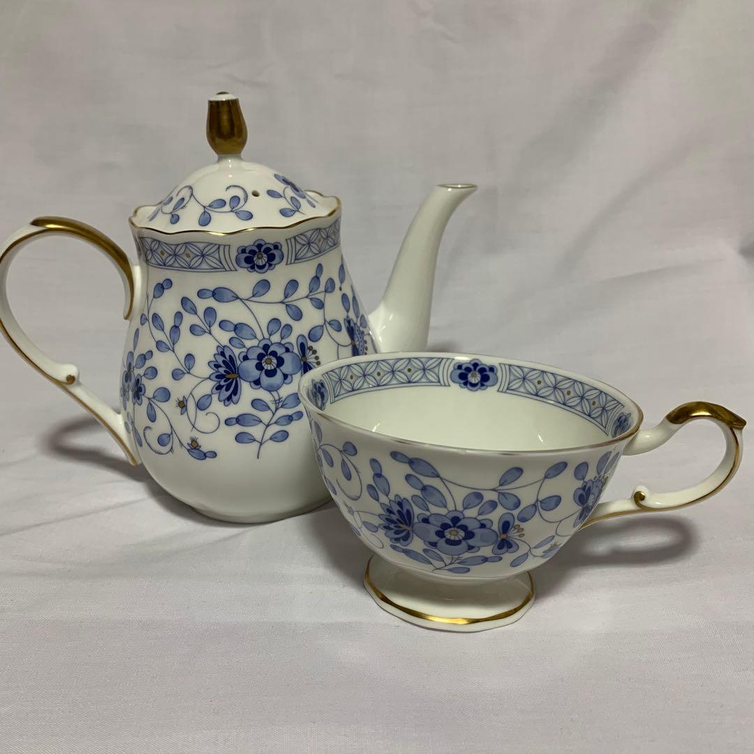 ナルミ ミラノ カップ&ソーサー ポット パンプレート ミートプレート