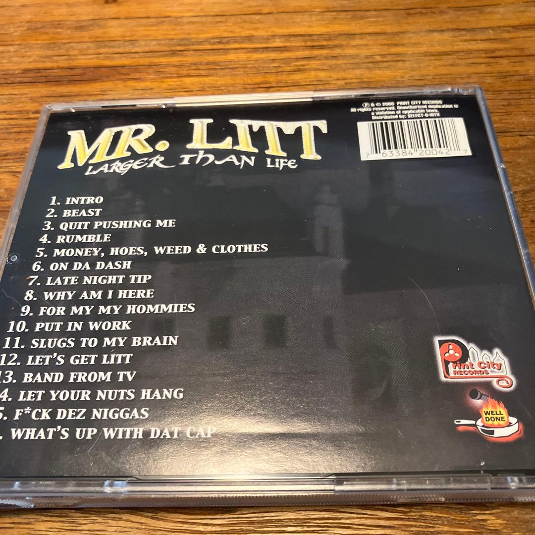 洋楽 Mr. Litt Larger Than G-Rap G-Luv RARE OG