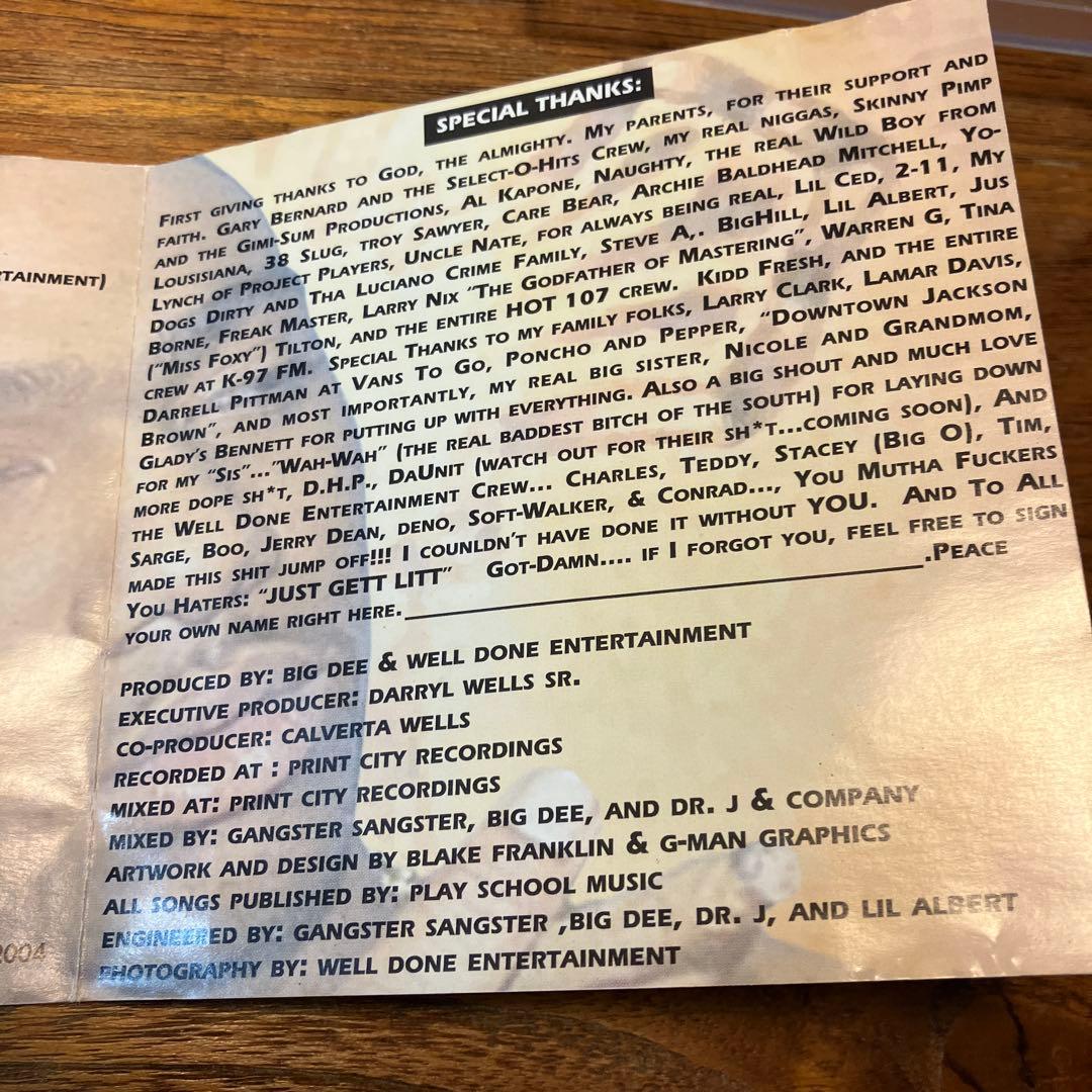 洋楽 Mr. Litt Larger Than G-Rap G-Luv RARE OG