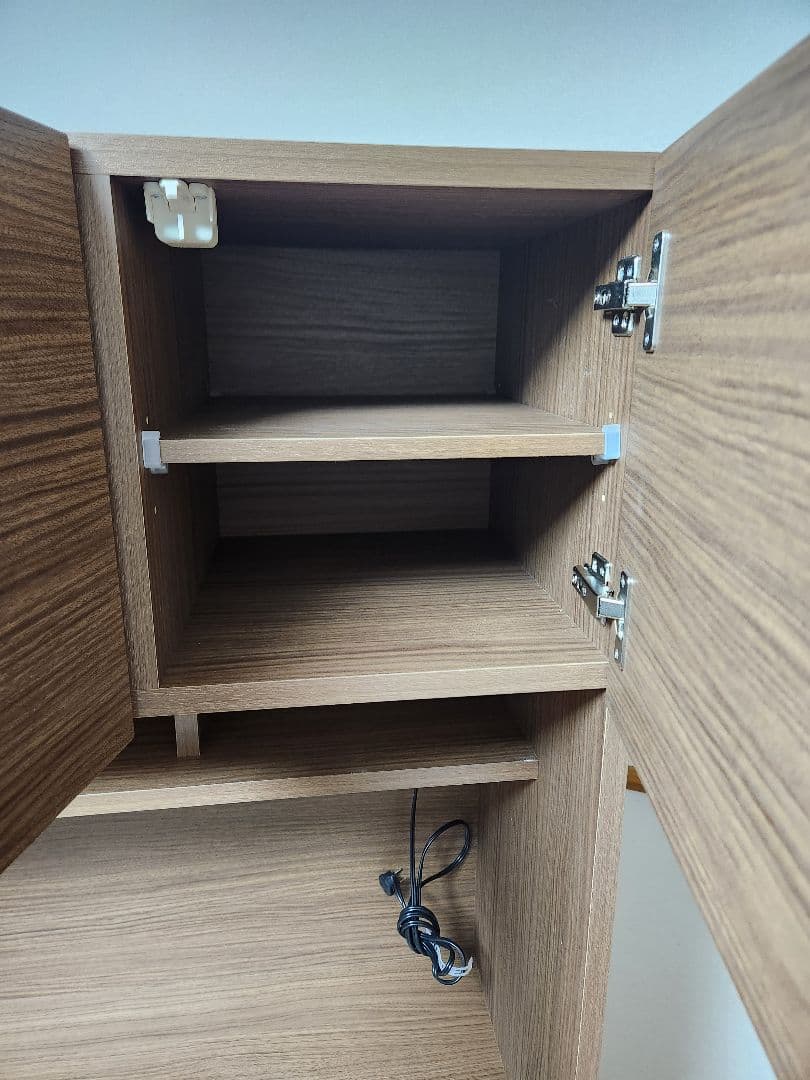 K*Y様 ニトリ【食器棚】エトナミドルブラウン【引き取り限定】未使用に近い美品