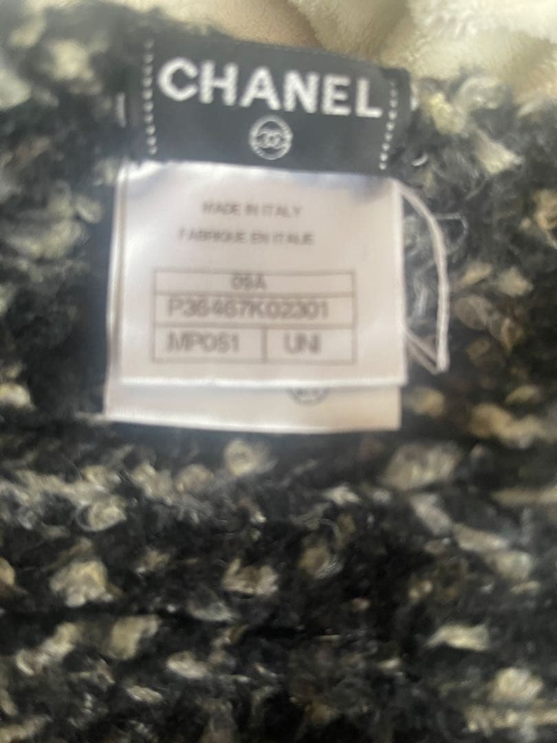 Chanel シャネル カシミヤシルク マフラー