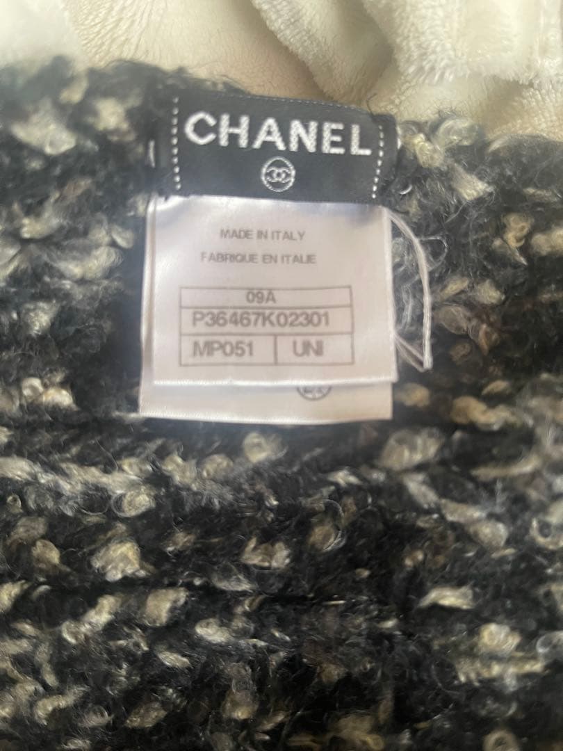 Chanel シャネル カシミヤシルク マフラー