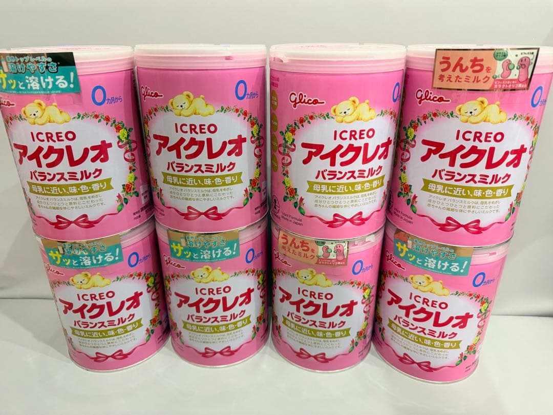 ICREO バランスミルク 8缶セット