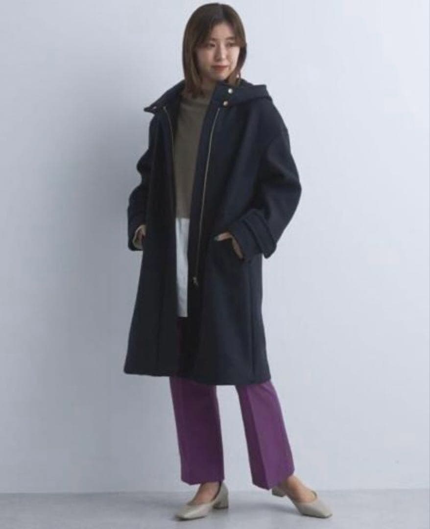 グリーンレーベルリラクシング コート　身長低め体型普通の方用サイズウールフード