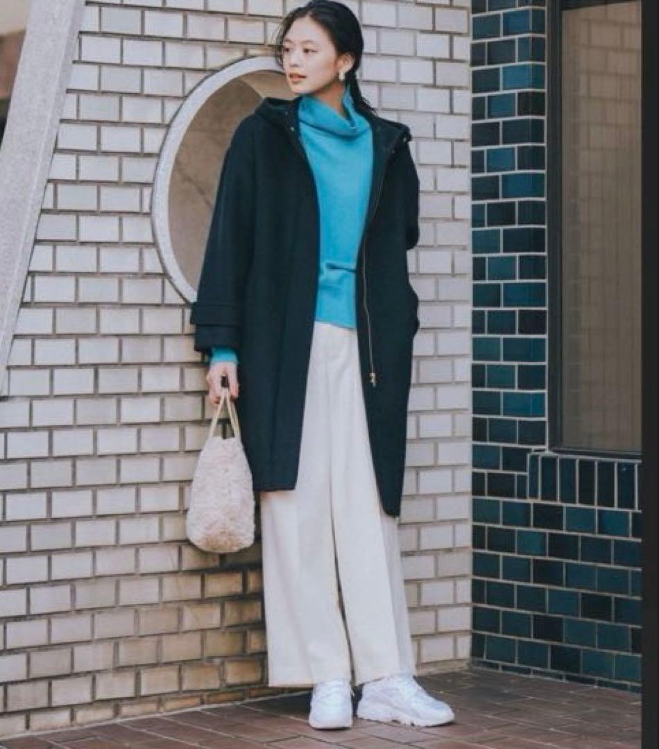 グリーンレーベルリラクシング コート　身長低め体型普通の方用サイズウールフード