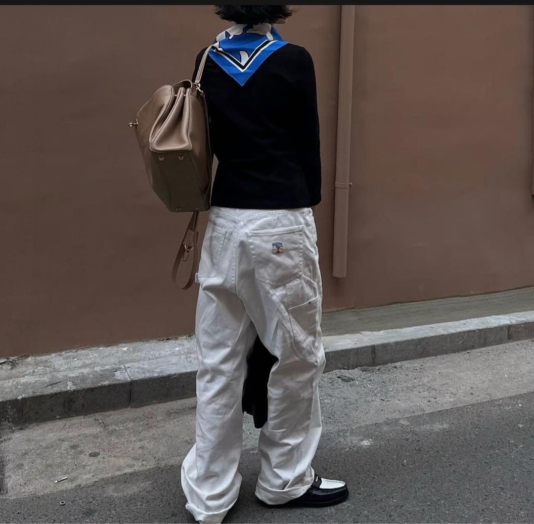ok.soon×piccadilly white painter pants 2