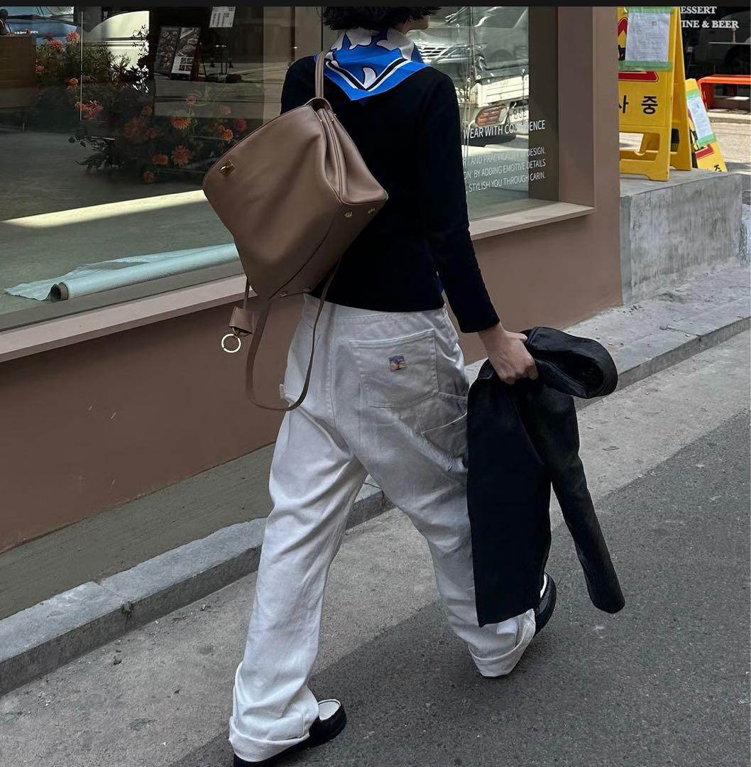 ok.soon×piccadilly white painter pants 2